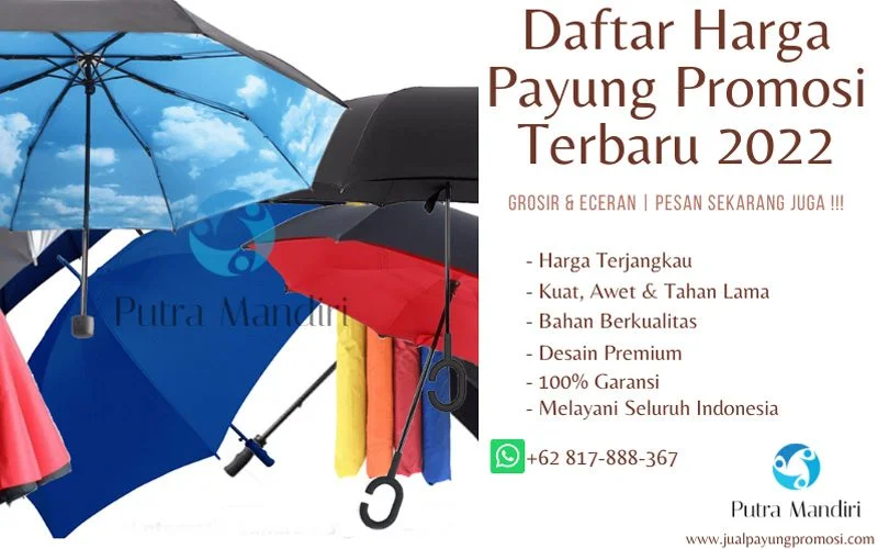 Daftar Harga Aneka Payung Berkualitas 2022